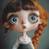 Big Eyes Cartoon Doll Diamond Painting