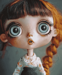 Big Eyes Cartoon Doll Diamond Painting