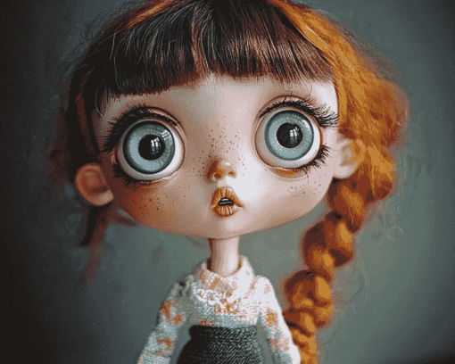 Big Eyes Cartoon Doll Diamond Painting