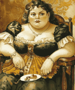 Big Woman Antiques Diamond Painting