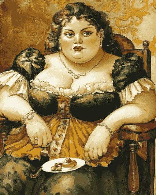 Big Woman Antiques Diamond Painting