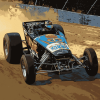 Black Sprint Car Racing Diamond Painting