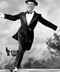 Black and White Fred Astaire Diamond Painting