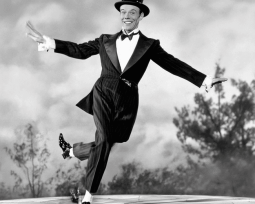 Black and White Fred Astaire Diamond Painting