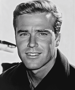 Black and White George Peppard Diamond Painting