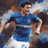 Blackburn Rovers Footballer Diamond Painting