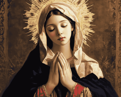 Blessed Mother Classic Diamond Painting