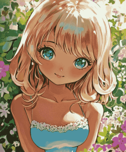 Blond Fairy Girl Diamond Painting