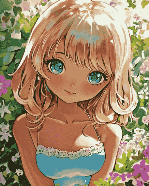 Blond Fairy Girl Diamond Painting