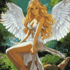 Blondy Ariel Angel Animation Diamond Painting