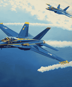 Blue Angels Jets Diamond Painting