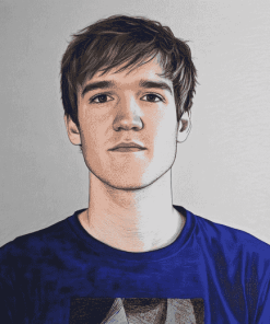 Bo Burnham Famous Comedian Diamond Painting