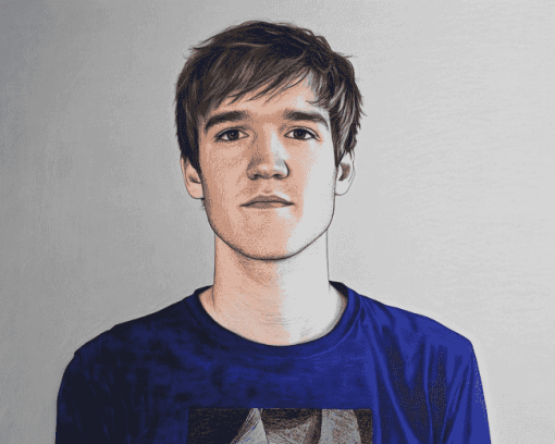 Bo Burnham Famous Comedian Diamond Painting