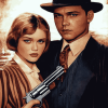 Bonnie And Clyde Film Diamond Painting