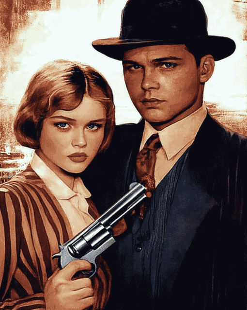 Bonnie And Clyde Film Diamond Painting