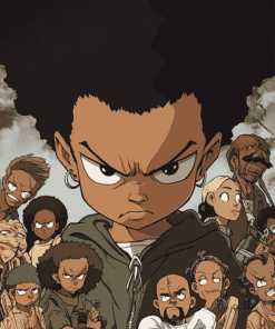 Boondocks Anime Series Diamond Painting