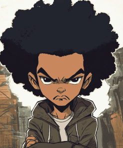 Boondocks Anime Stars Diamond Painting