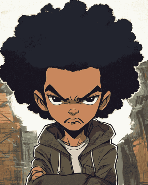 Boondocks Anime Stars Diamond Painting