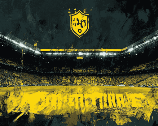 Borussia Dortmund Football Diamond Painting