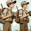 Boy Scouts Animated Diamond Painting