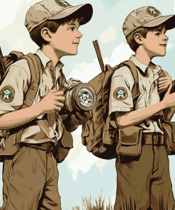 Boy Scouts Animated Diamond Painting