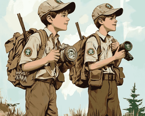 Boy Scouts Animated Diamond Painting