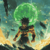 Broly Dragon Ball Anime Diamond Painting