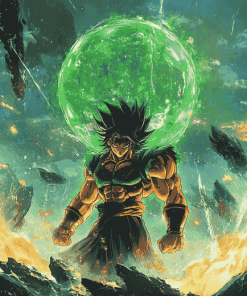 Broly Dragon Ball Anime Diamond Painting