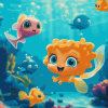 Bubble Guppies Animation Diamond Painting