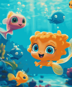 Bubble Guppies Animation Diamond Painting