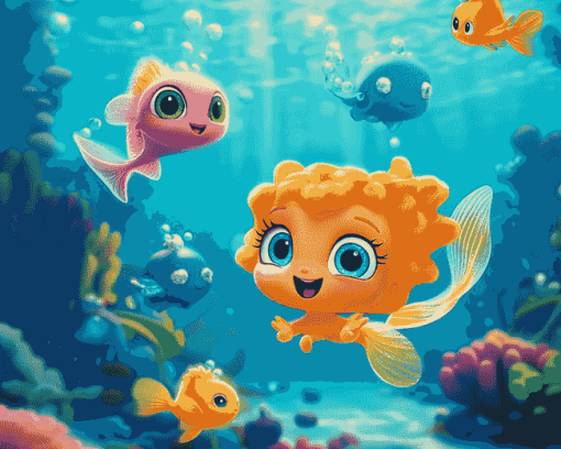 Bubble Guppies Animation Diamond Painting