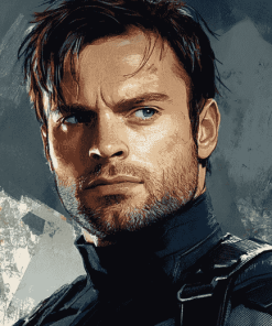 Bucky Barnes Celebrity Diamond Painting