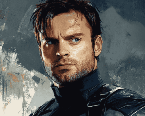 Bucky Barnes Celebrity Diamond Painting