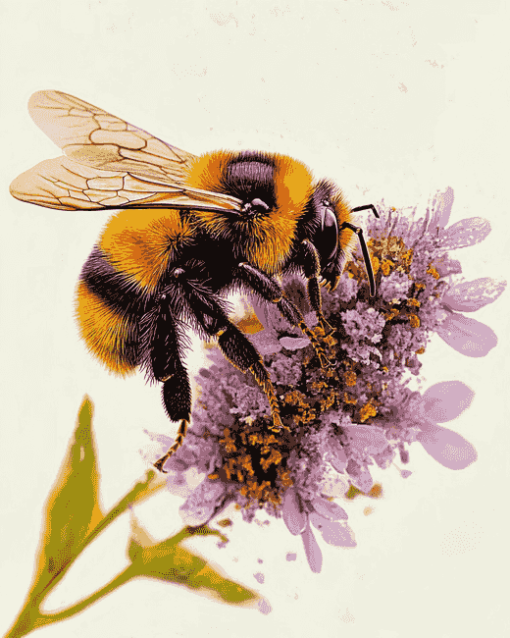 Bumble Bee Nature Diamond Painting