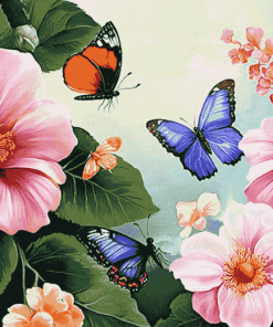 Butterflies and Roses Diamond Painting