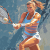 Camila Giorgi Tennis Star Diamond Painting