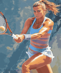 Camila Giorgi Tennis Star Diamond Painting