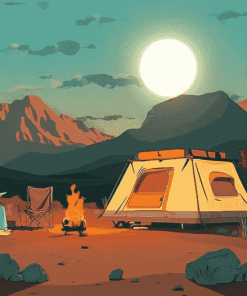 Camping Adventure Diamond Painting