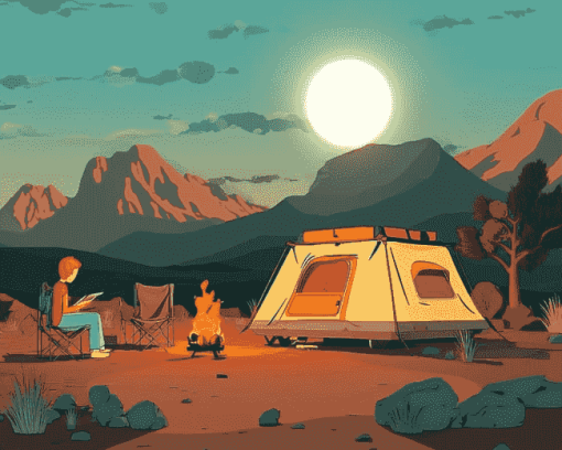 Camping Adventure Diamond Painting