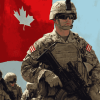 Canadian Military Soldiers Diamond Painting