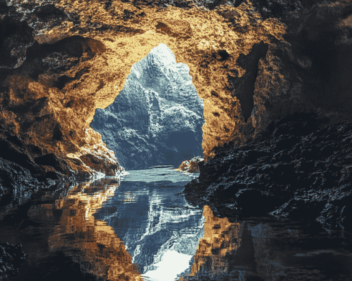 Canary Islands Water Caves Diamond Painting