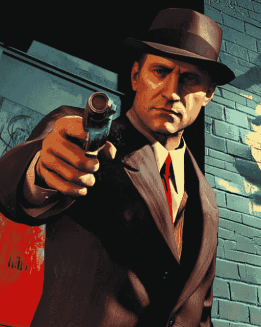 Cartoon Game L.A. Noire Diamond Painting