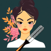 Cartoon Hairdresser Diamond Painting