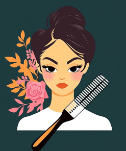 Cartoon Hairdresser Diamond Painting