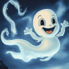 Casper Ghost Cartoon Diamond Painting