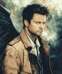 Castiel Angel Movie Diamond Painting