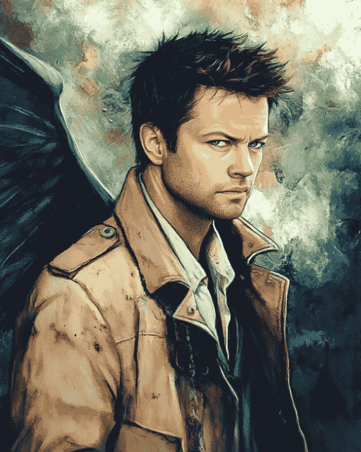 Castiel Angel Movie Diamond Painting