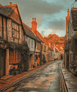 Charming English Villages Diamond Painting