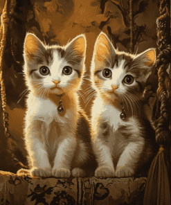 Charming Kitten Companions Diamond Painting