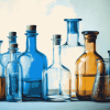 Chemistry Bottles Study Diamond Painting